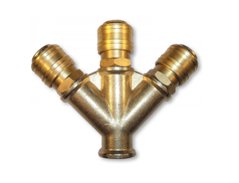 ROZDĚLOVAČ 3/8" + 3x RYCHLOSPOJKA