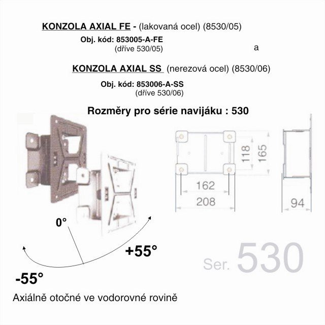 KONZOLA AXIAL SS