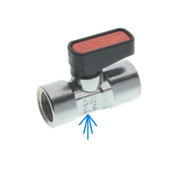 6600 - Kulový kohout 2x IG